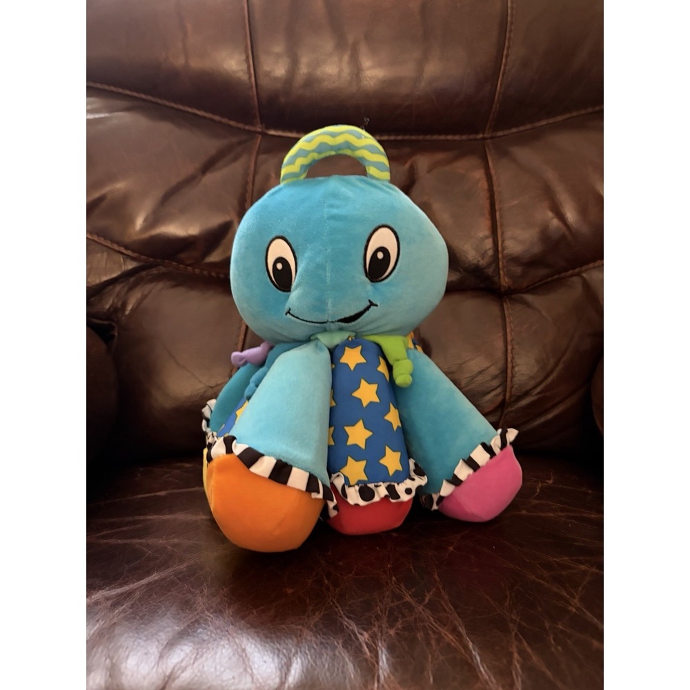 Vintage Lamaze Octotunes Musical Octopus Plush Learning Curve Scented Excellent